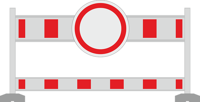 Straßensperrungsschild, Durchfahrt verboten